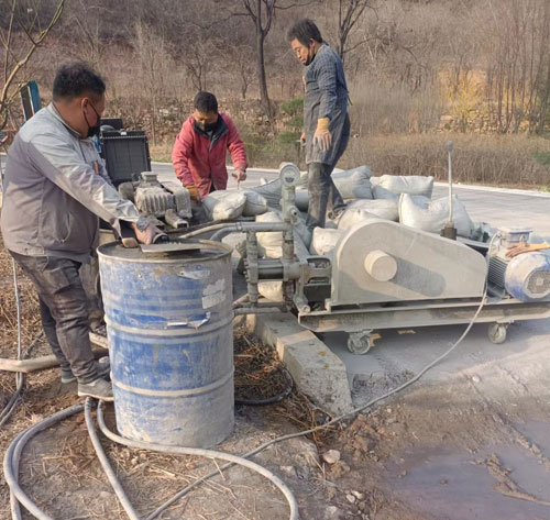 沈河路面下沉注浆